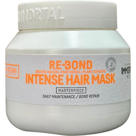 Immortal Infuse Vegan Re-bond Інтенсивна відновлююча маска для волосся для блиску 500 мл: ціни та характеристики