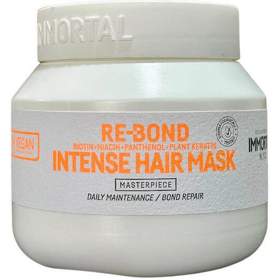 Immortal Infuse Vegan Re-bond Інтенсивна відновлююча маска для волосся для блиску 500 мл: ціни та характеристики
