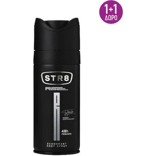 STR8 Rise Giannis Antetokounmpo Дезодорант 48h Freshness Body Spray 2 x 150ml Дезодорант 48h Freshness Body Spray 2x150ml