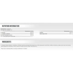 Scitec Nutrition Thermo-X 600 мг без смаку 100 капс.