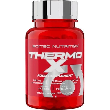 Scitec Nutrition Thermo-X 600 мг без смаку 100 капс.: ціни та характеристики