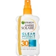 Garnier Ambre Solaire Clear Protect Водостійкий сонцезахисний крем для тіла SPF30 у спреї 200 мл