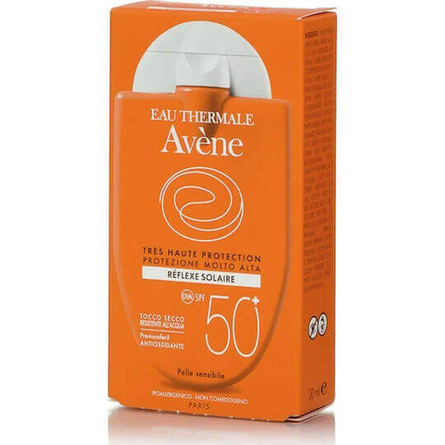 Солнцезащитный крем для лица Eau Thermale Avène Reflexe Solaire SPF50+ 30 мл: цены и характеристики