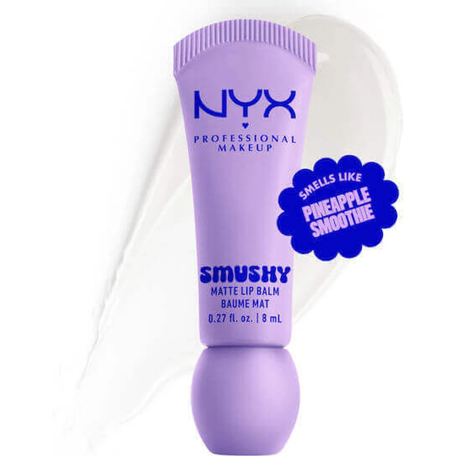 Бальзам для губ Nyx Professional Makeup Smoothy Lip Balm 01 Цукор 8 мл: ціни та характеристики