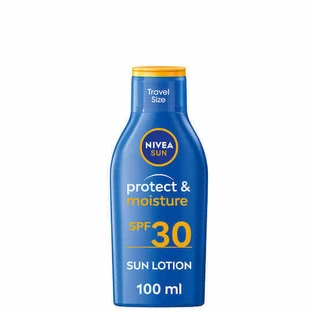 Nivea Protect & Moisture Водостійкий сонцезахисний крем для тіла SPF30 100 мл