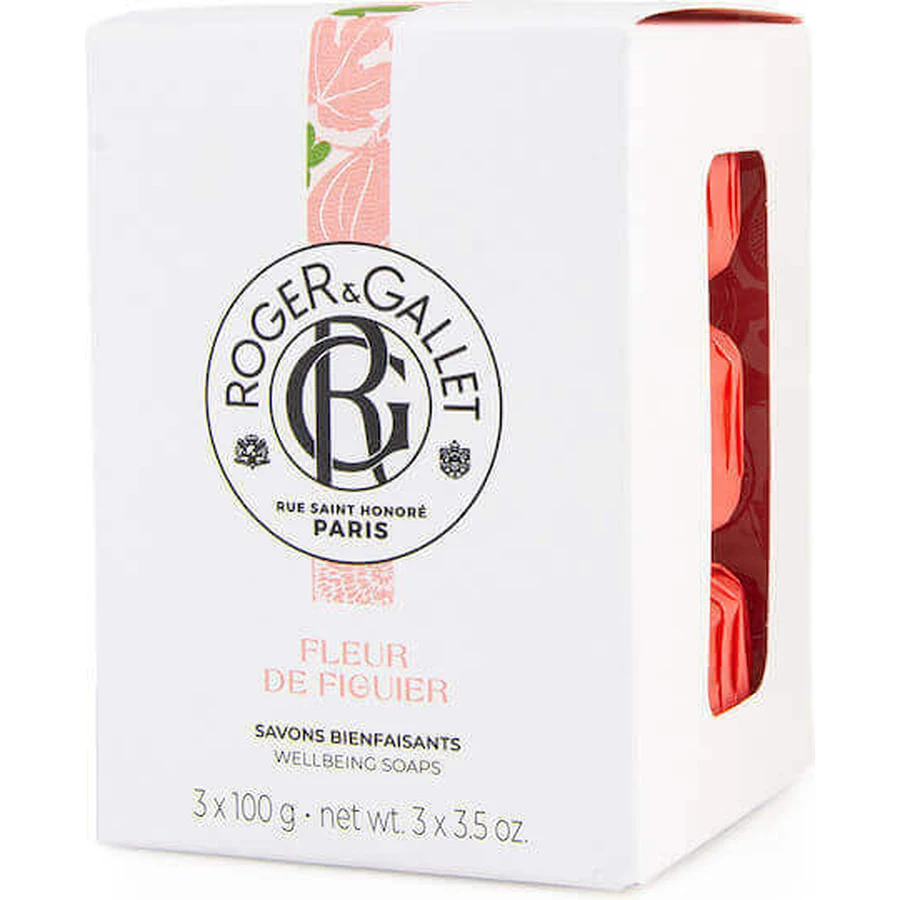 Roger & Gallet Fleur De Figuier Мыло для рук и тела Бар 3x100гр: цены и характеристики