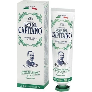 Pasta del Capitano Natural Herbs Зубна паста з натуральними травами 75мл