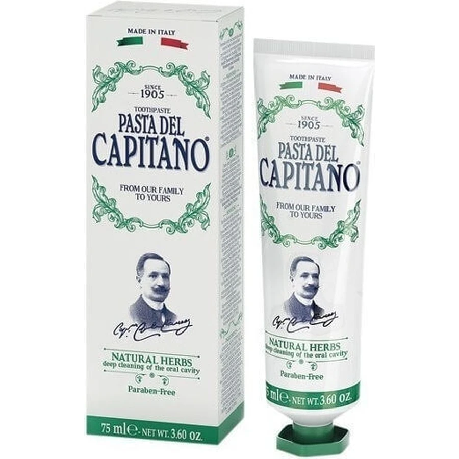 Pasta del Capitano Natural Herbs Зубна паста з натуральними травами 75мл: ціни та характеристики