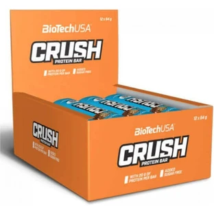 Biotech USA Crush Bars с 20 гр. протеина и вкусом шоколадного брауни 12x64 гр.