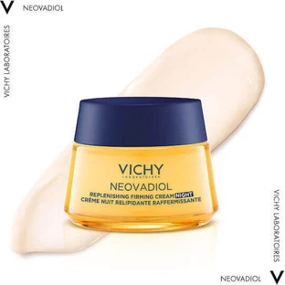 Vichy Neovadiol Neovadiol Replenishing Firming Увлажняющий, антивозрастной и тонизирующий ночной крем для лица с гиалуроновой кислотой 50 мл