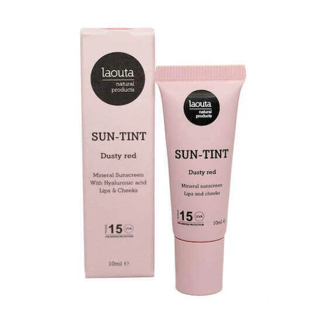 Laouta Natural Products Sun-Tint Mineral Sunscreen Lip Stick SPF15 with Dusty Red 10ml: цены и характеристики