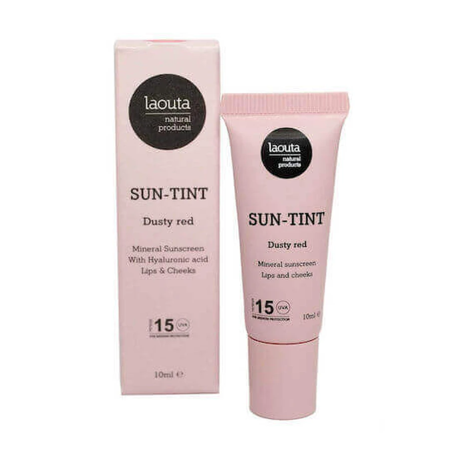 Laouta Natural Products Sun-Tint Mineral Sunscreen Lip Stick SPF15 with Dusty Red 10ml: цены и характеристики