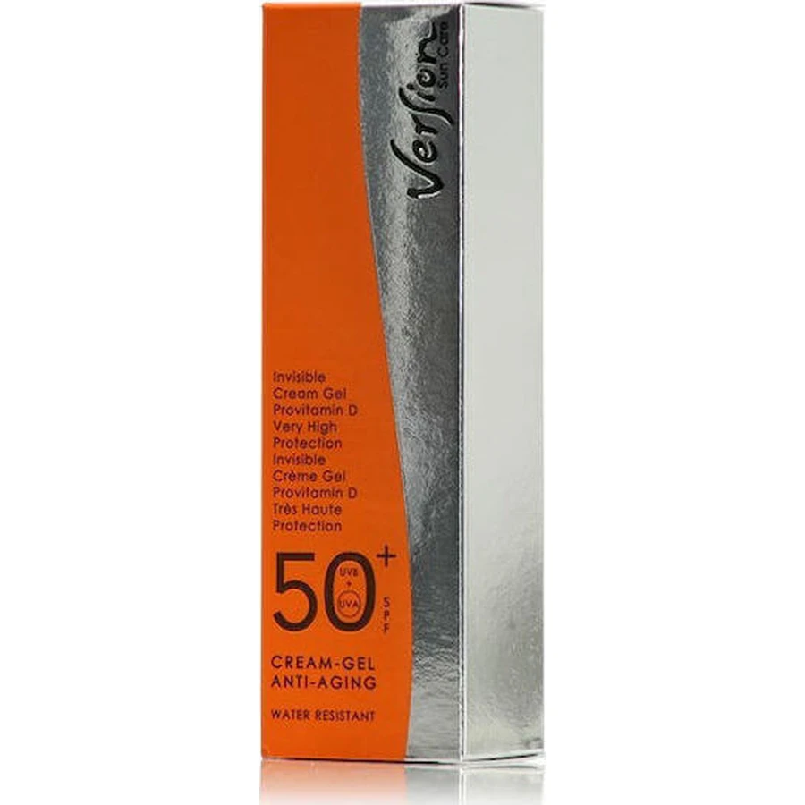 Version Cream - Антивозрастной водостойкий солнцезащитный гель для лица SPF50 50 мл: цены и характеристики