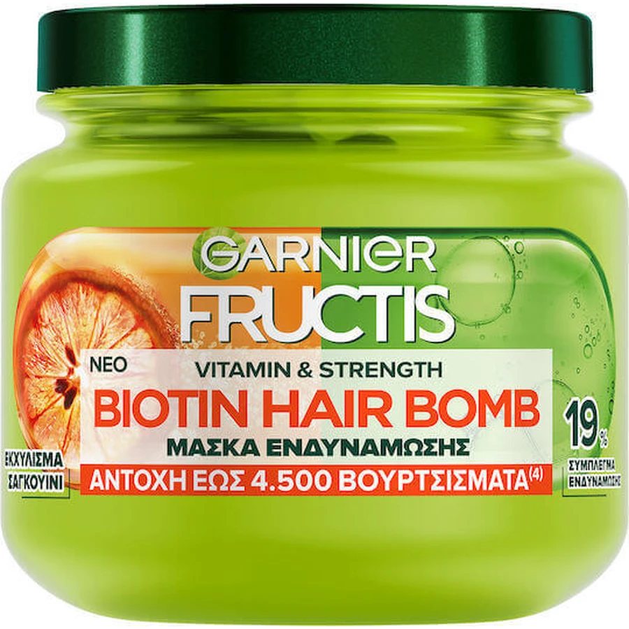 Garnier Fructis Biotin Hair Bomb Укрепляющая маска для волос 320 мл: цены и характеристики