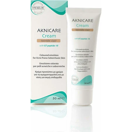 Synchroline Aknicare Зволожуючий денний крем для обличчя з акне з гіалуроновою кислотою 50 мл: ціни та характеристики