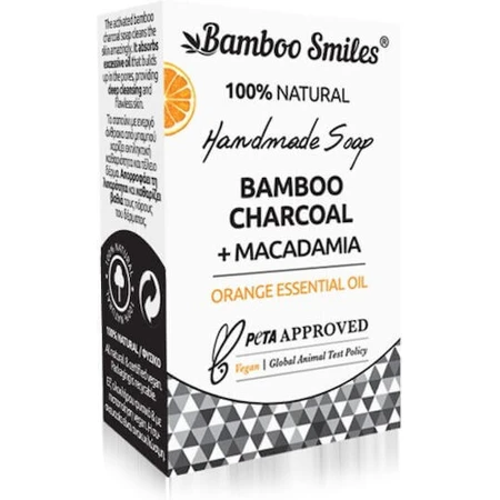 Bamboo Smiles Bamboo Smiles Bamboo Charcoal & Macadamia Body Soap Bar 1pc: цены и характеристики