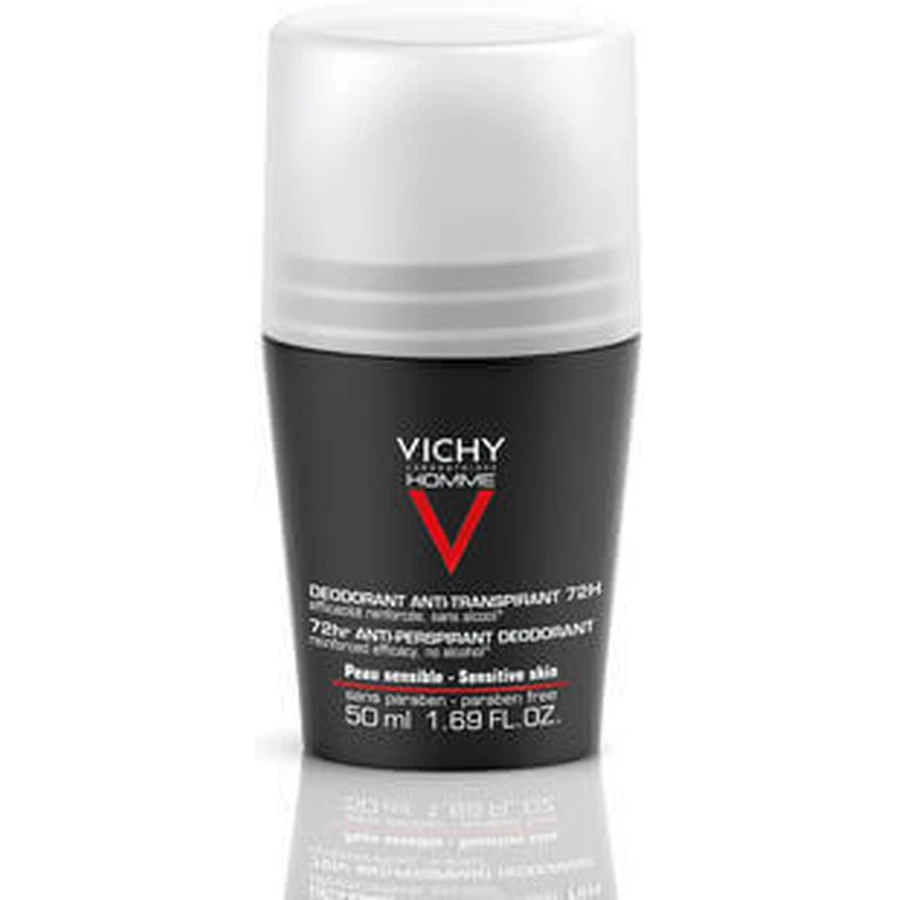 Дезодорант Vichy Homme дезодорант 72 години рулонний 50мл: ціни та характеристики