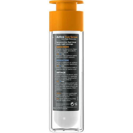 Инновационный тонированный флюидный водостойкий гель для лица Frezyderm Active Sun Screen SPF50 с пигментом, 50 мл: цены и характеристики