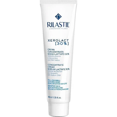 Rilastil Xerolact E Cream Concentrate Крем Лактат натрію Зволожуючий регенеруючий крем для атопічної шкіри 40мл: ціни та характеристики