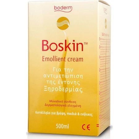 Увлажняющий регенерирующий крем Boderm Boskin Emollient Cream для атопической кожи 500 мл: цены и характеристики