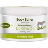 Kalliston Bio Olive & Donkey Milk Moisturising Body Cream Зволожуючий крем для тіла з ослячим молоком для сухої/дуже сухої та чутливої шкіри 200мл