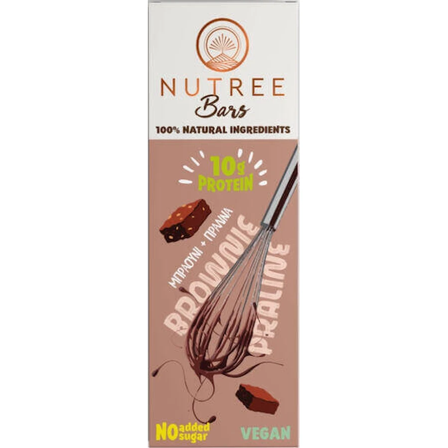 Nutree Батончики 20% белка и вкуса Брауни Пралине Брауни Батончики 50гр: цены и характеристики