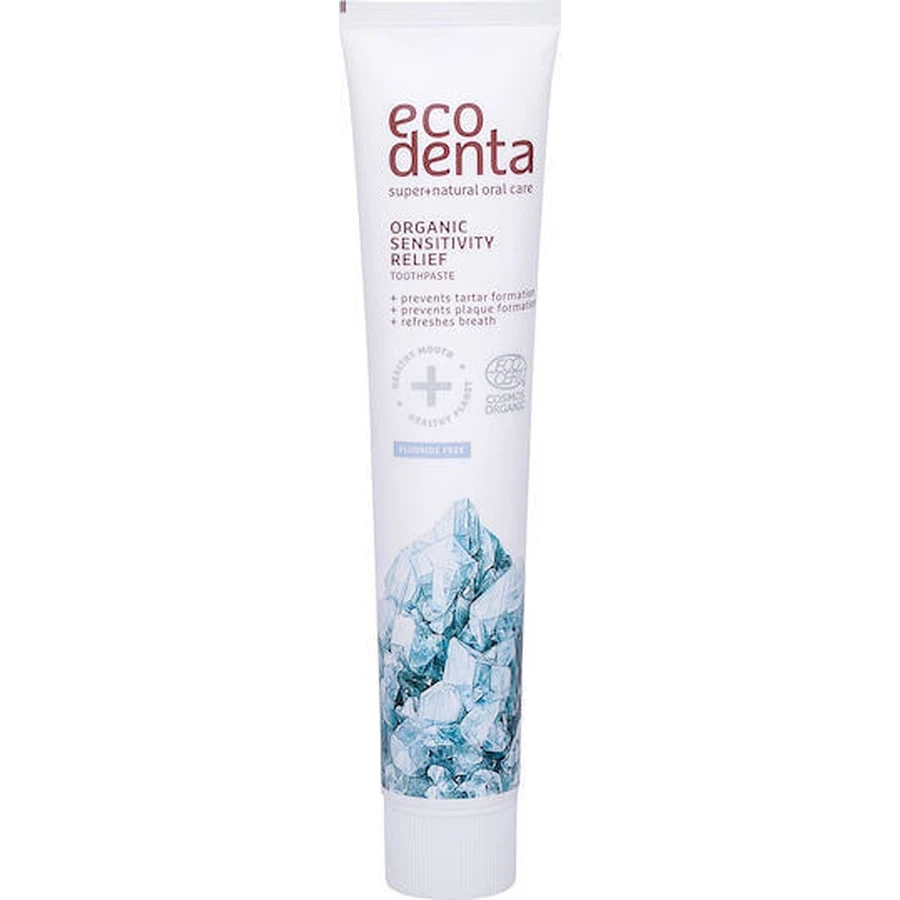 Ecodenta Organic Sensitivity Relief Зубная паста без фтора для лечения гингивита 75 мл: цены и характеристики