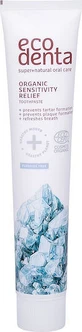 Ecodenta Organic Sensitivity Relief Зубна паста без фтору від гінгівіту 75мл
