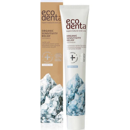 Ecodenta Organic Sensitivity Relief Зубная паста без фтора для лечения гингивита 75 мл: цены и характеристики