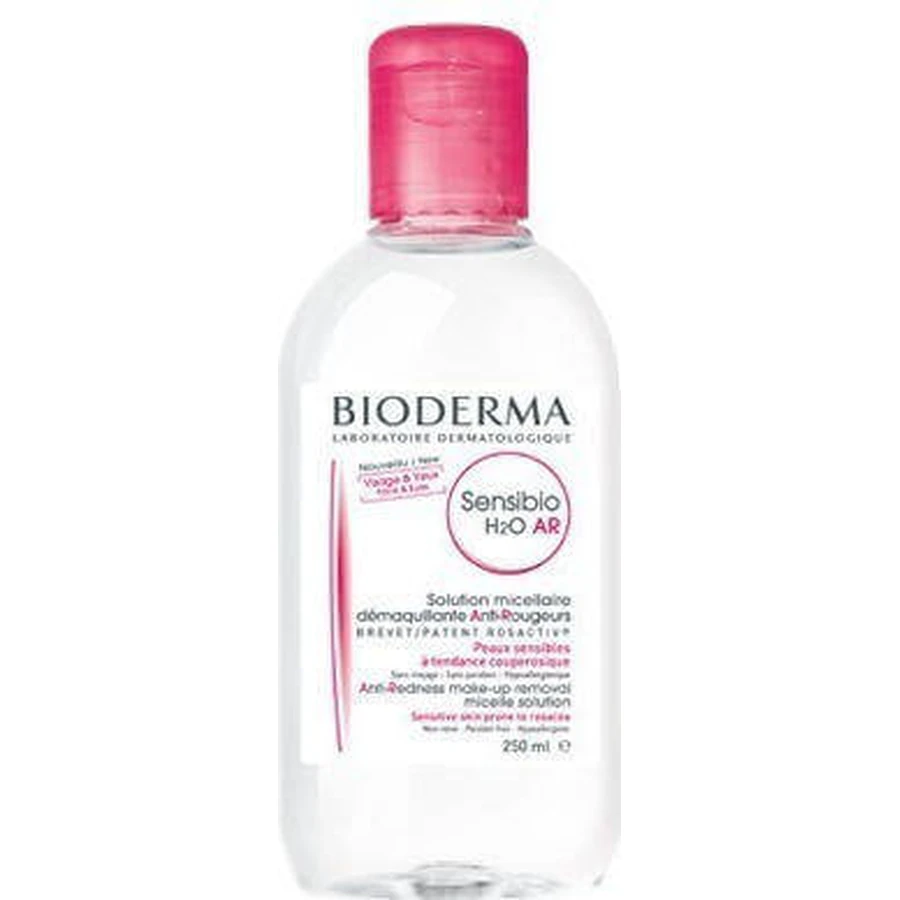 Міцелярна вода для зняття макіяжу з обличчя BioDerma Sensibio H2O Міцелярна вода для зняття макіяжу 500 мл: ціни та характеристики
