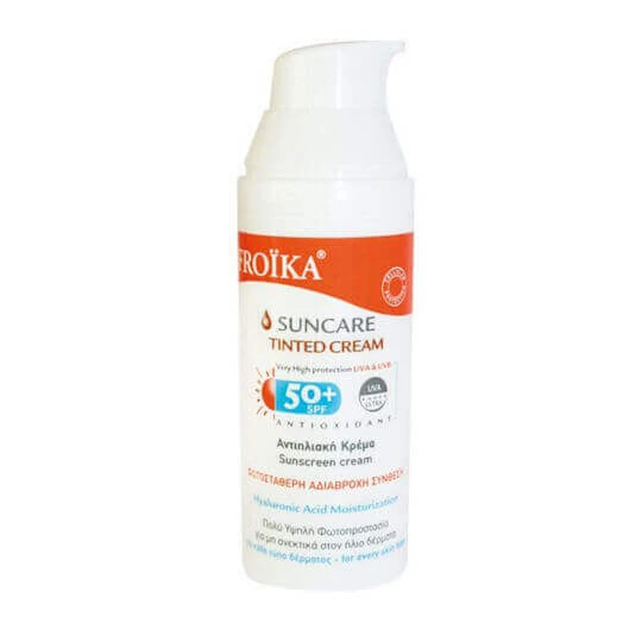 Froika Suncare Водостойкий солнцезащитный крем для лица SPF50 с пигментом 50 мл: цены и характеристики