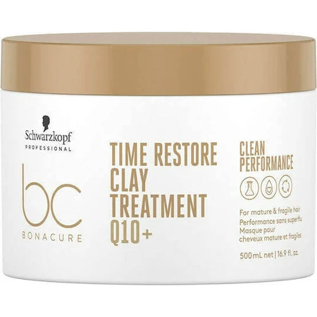 Schwarzkopf Time Restore Глиняна відновлююча маска для волосся 500 мл: ціни та характеристики
