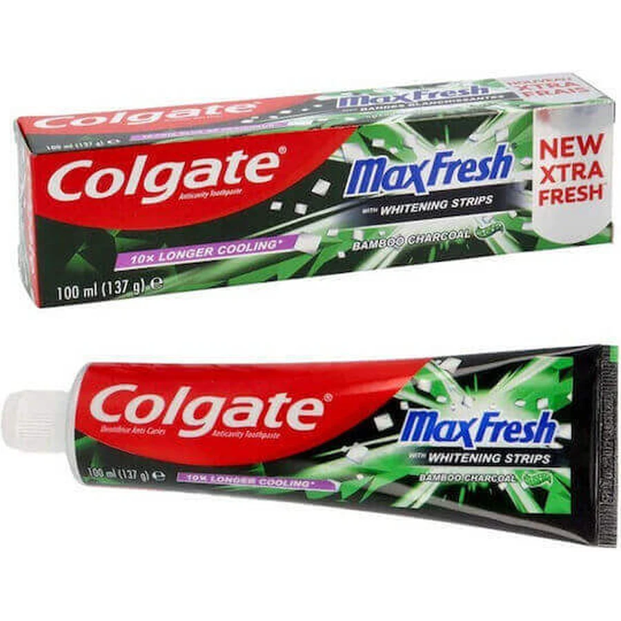 Відбілююча зубна паста з активованим вугіллям Colgate 100 мл: ціни та характеристики