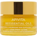 Нічний зволожуючий бальзам для обличчя Apivita Beessential Oils 15мл: ціни та характеристики