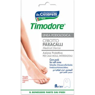 L'Officinale del Dottor Ciccarelli кукурудзяні подушечки для м'яких мозолів між пальцями ніг для невеликих тріщин на щиколотках 6 шт.