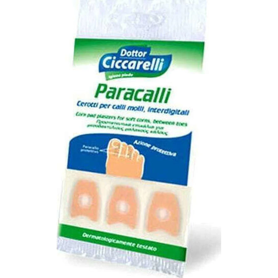 L'Officinale del Dottor Ciccarelli Мозольные подушечки для мягких мозолей между пальцами ног для небольших трещин на лодыжках 6шт: цены и характеристики