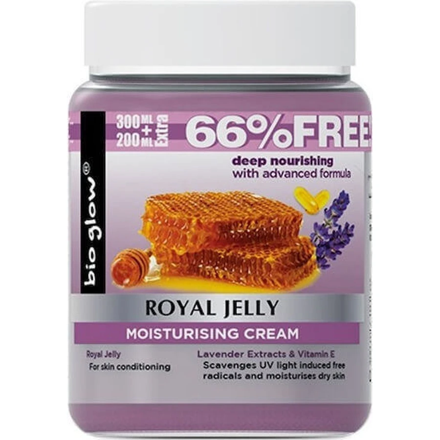 Bio Glow Royal Jelly Увлажняющий крем для тела с ароматом лаванды 500 мл: цены и характеристики