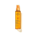 Nuxe Tanning Oil Водостійка сонцезахисна олія для обличчя та тіла SPF10 Спрей 150 мл: ціни та характеристики