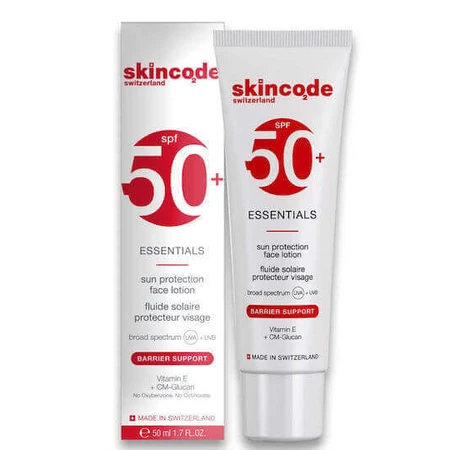Skincode Essentials Захист від сонця Водостійкий сонцезахисний лосьйон для обличчя Захист від сонця (SPF)50+ 50мл 50мл: ціни та характеристики