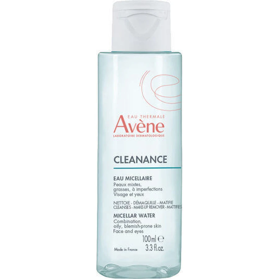 Міцелярна вода для зняття макіяжу Eau Thermale Avène Cleanance Міцелярна вода для зняття макіяжу для шкіри, схильної до акне 400мл: ціни та характеристики
