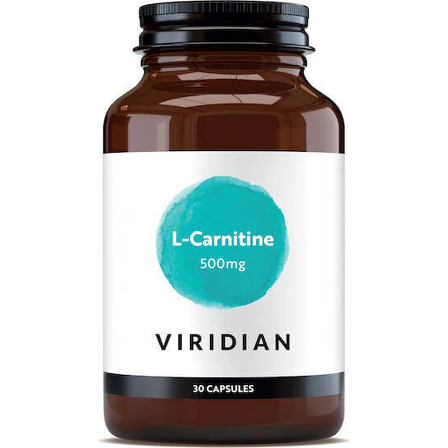 Viridian L-Carnitine з карнітином 500 мг 30 капс.: ціни та характеристики