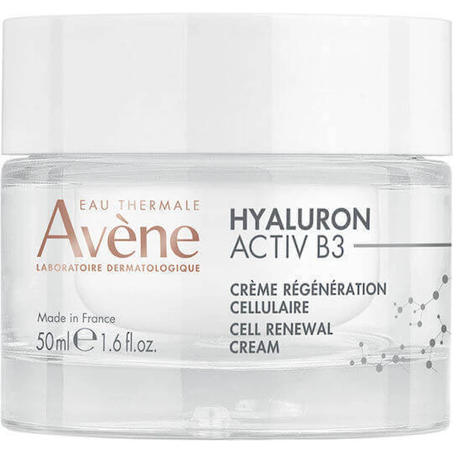 Eau Thermale Avène Hyaluron Activ B3 Антивозрастной и тонизирующий крем для лица с гиалуроновой кислотой и ниацинамидом 50 мл: цены и характеристики