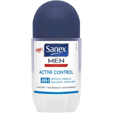 Sanex Men Active Control 48h Антиперспірант Дезодорант-антиперспірант Антиперспірант Дезодорант-антиперспірант 48h Roll-On 50мл: ціни та характеристики