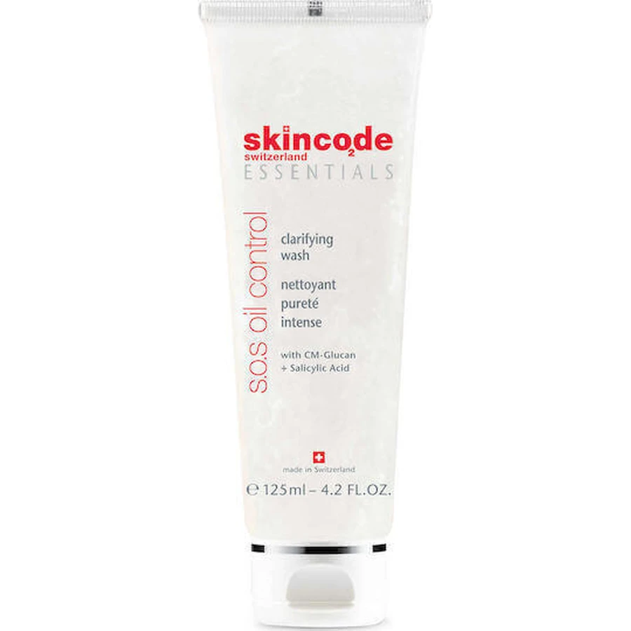 Skincode Essentials SOS SOS Oil Control Clarifying Wash Face Emulsion for Acne-prone-prone Skin 125ml: цены и характеристики
