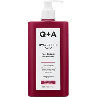 Q+A Natural Skincare Зволожуючий крем для тіла з гіалуроновою кислотою для чутливої шкіри 250мл