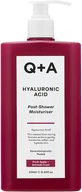 Q+A Natural Skincare Увлажняющий крем для тела с гиалуроновой кислотой для чувствительной кожи 250 мл