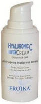 Froika Hyaluronic C SPF10 Увлажняющий и антивозрастной крем для век с SPF10 Крем для век против морщин для осветления с гиалуроновой кислотой и витамином С 15 мл