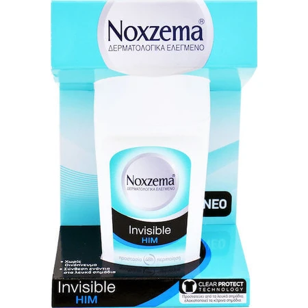 Noxzema Invisible Him Antiperspirant Deodorant 48h Roll-On 50ml: цены и характеристики