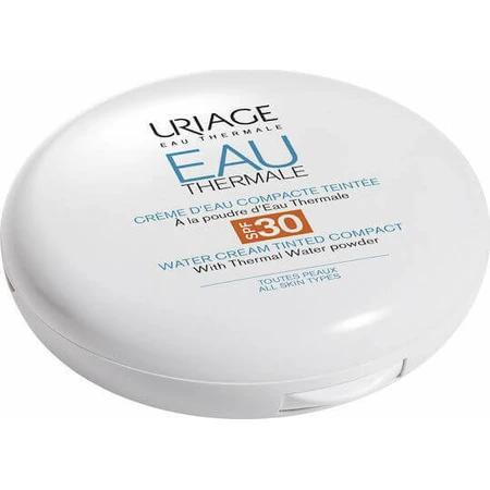 Uriage Eau Thermale Eau Thermale Водний крем тонований компактна водостійка сонцезахисна пудра для обличчя SPF30 з пігментом 10г: ціни та характеристики