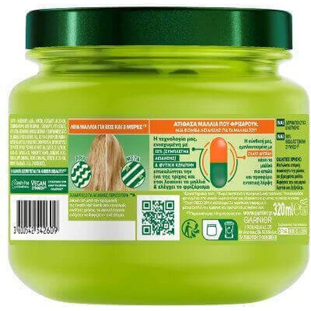 Garnier Fructis Кератинова бомба для волосся проти неслухняного волосся Garnier Fructis Кератинова бомба для волосся 320 мл: ціни та характеристики
